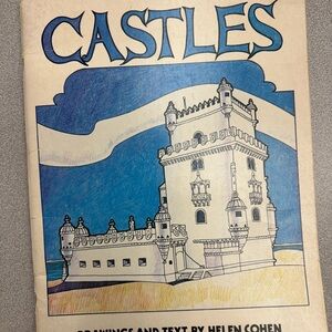 Castles drawing and text book by Helen Cohen
